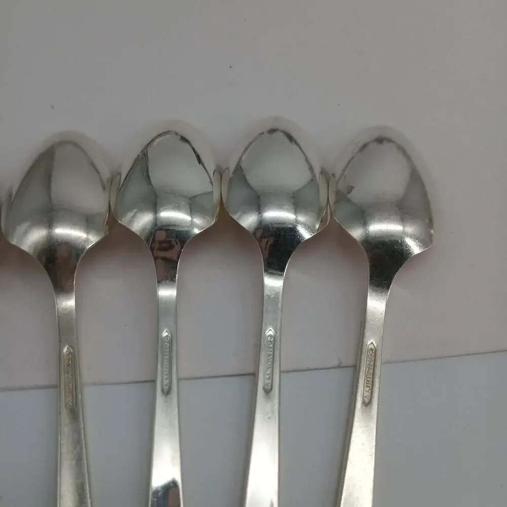 8X Tbsp Oneida CORONATION Silverplate Table Spoons Flatware